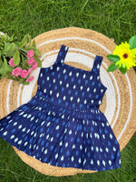 Load image into Gallery viewer, Ikat Delight - Cotton Frock 3 - 4 yrs
