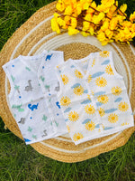 Load image into Gallery viewer, Cotton Muslin Jablas Pack: 6-12M
