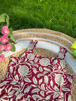 Load image into Gallery viewer, Maroon Bloom - Cotton Frock 1 - 2 yrs
