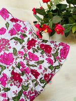 Load image into Gallery viewer, Rose Whisper - Cotton Frock 0 to 6m
