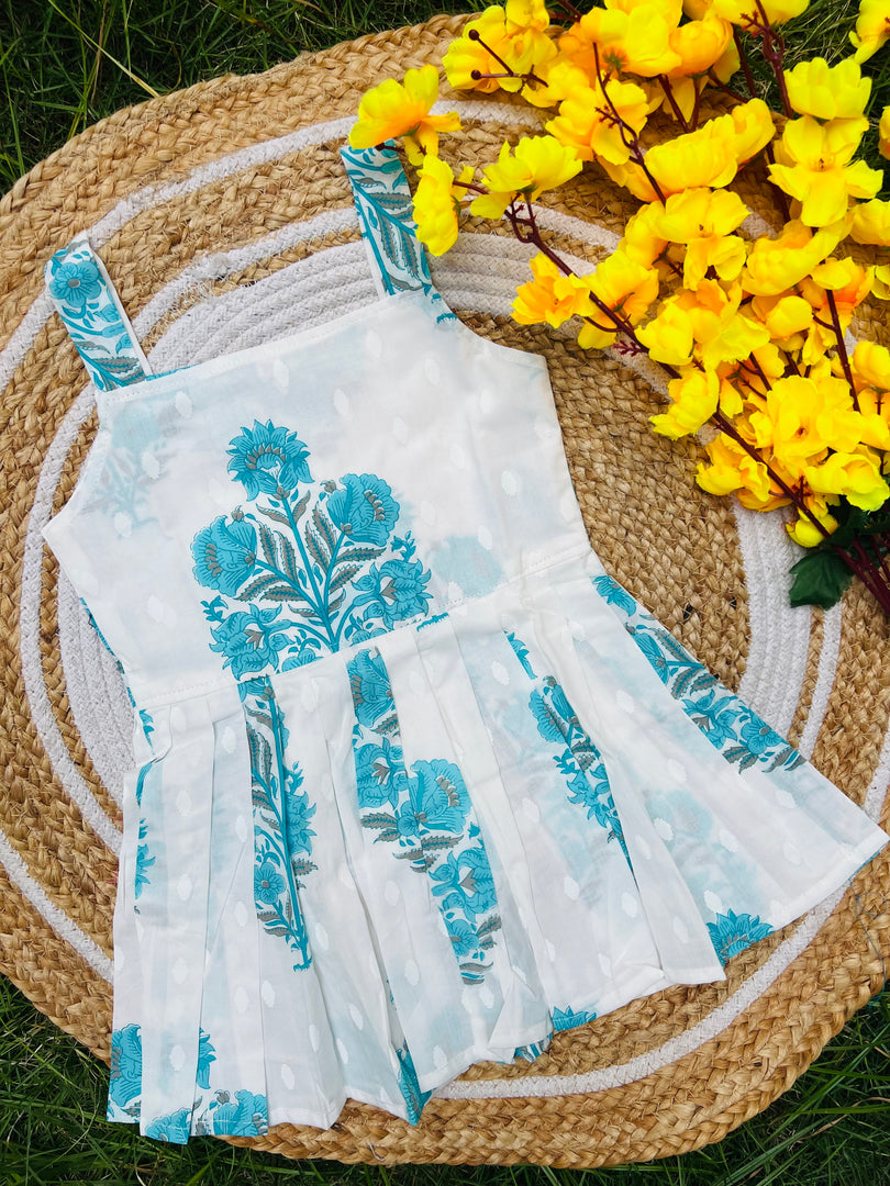 Ocean Delight - Cotton Frock 3 - 4 yrs