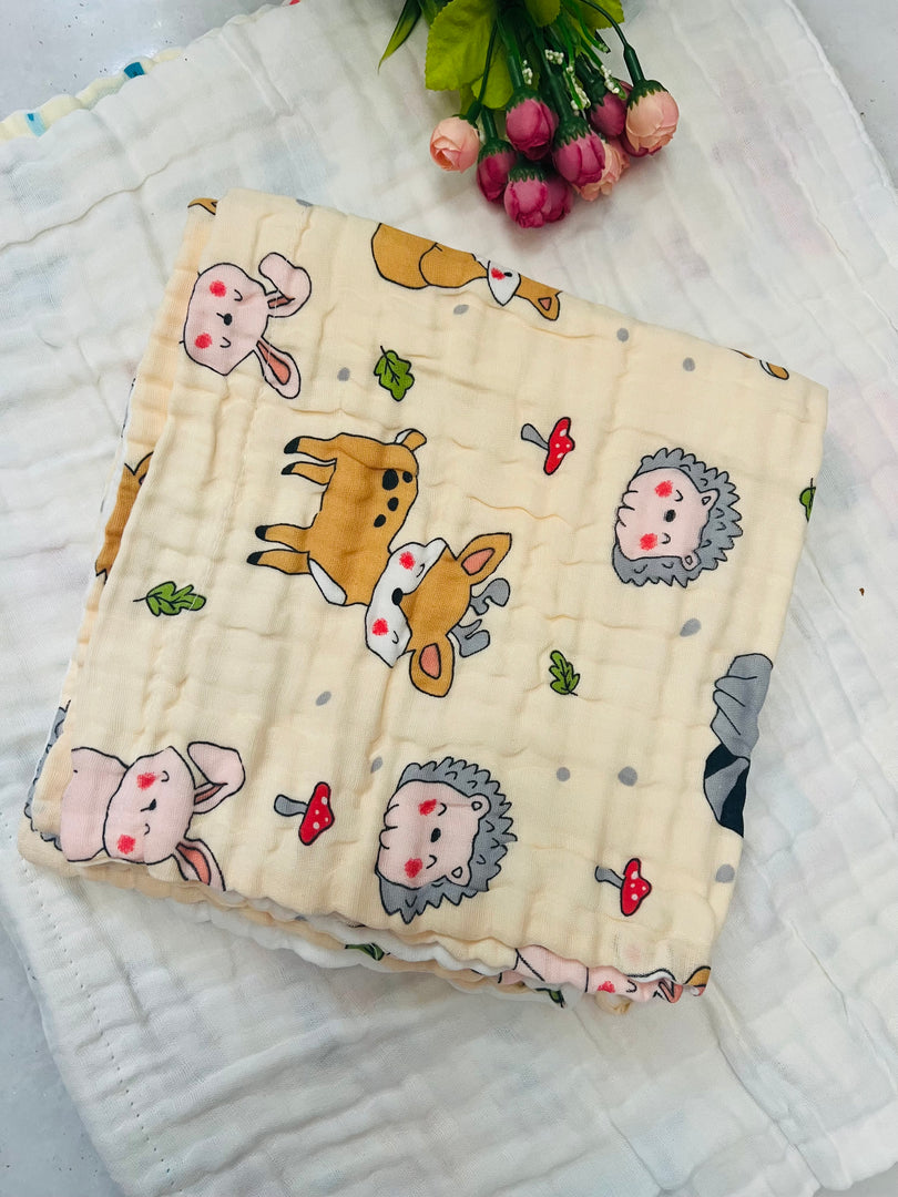 Nature Bloom - Muslin Baby Towel