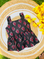 Load image into Gallery viewer, Night Garden - Cotton Frock 0 to 6m
