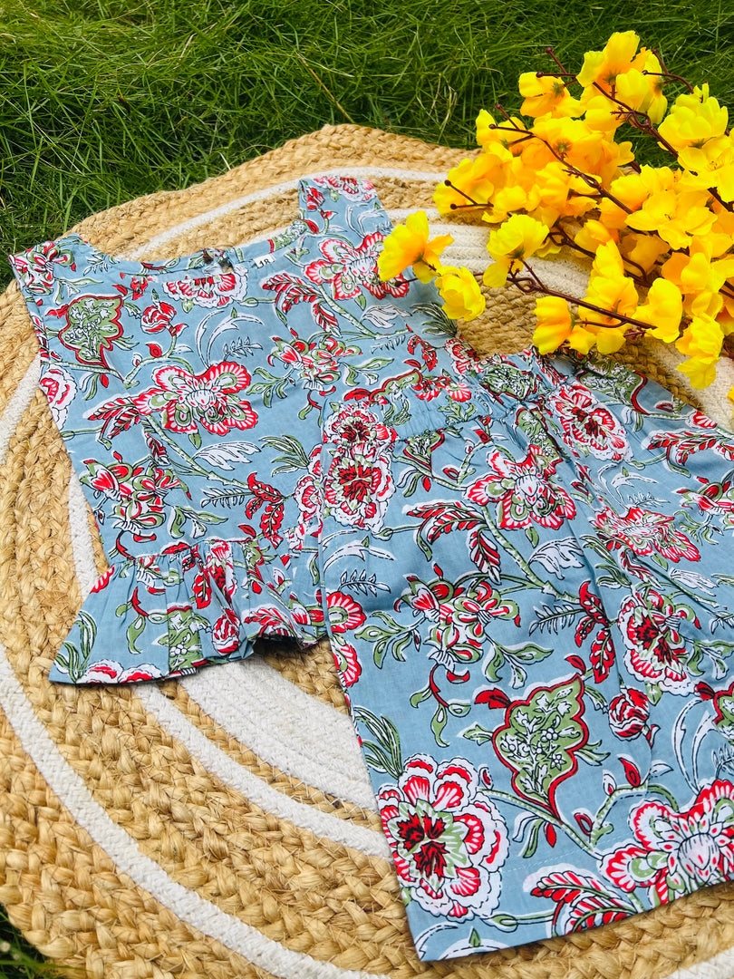 Day Bloom - Frill top & Shorts Set 1 - 2yrs