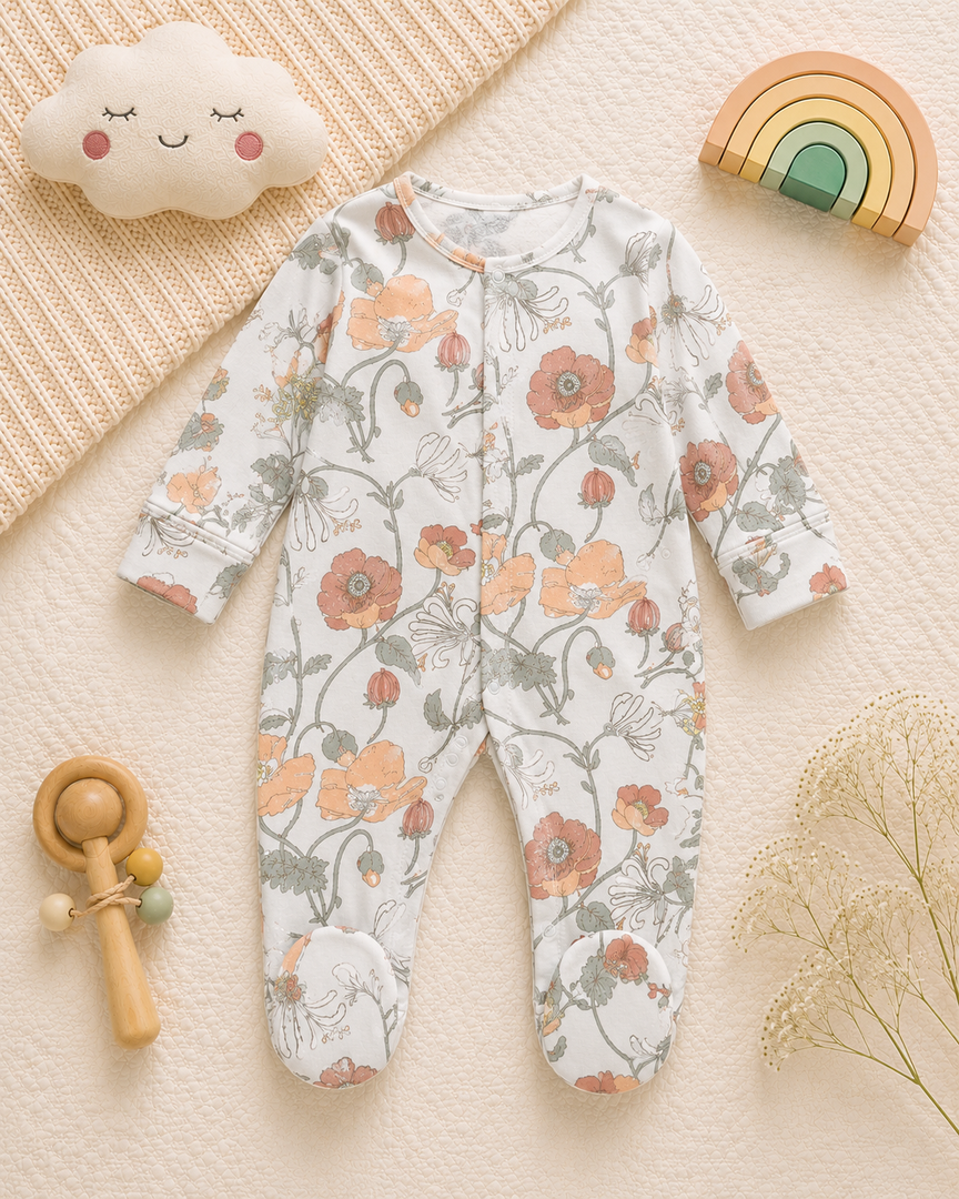 Baby Footed Romper/Sleepsuit