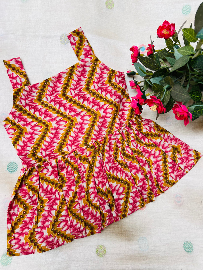 Flutter Flush - Cotton Frock 0 to 6m