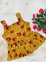 Load image into Gallery viewer, Mustard Bliss - Cotton Frock 0 to 6m
