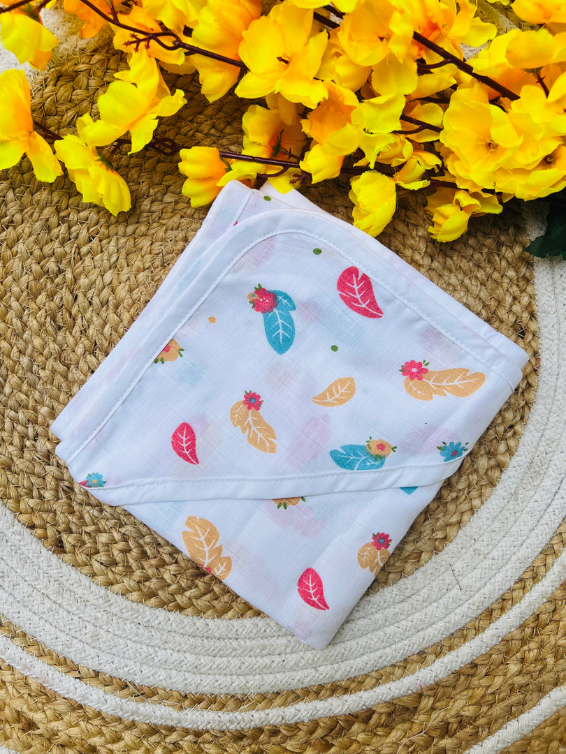 Leafy Dream - Muslin Baby Hood Towel