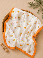 Load image into Gallery viewer, Orange Crush - Muslin Baby Blanket