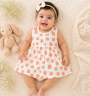 Baby Cotton Dress - Daisy World