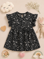 Load image into Gallery viewer, Night Lilly - Frill Cotton Frock