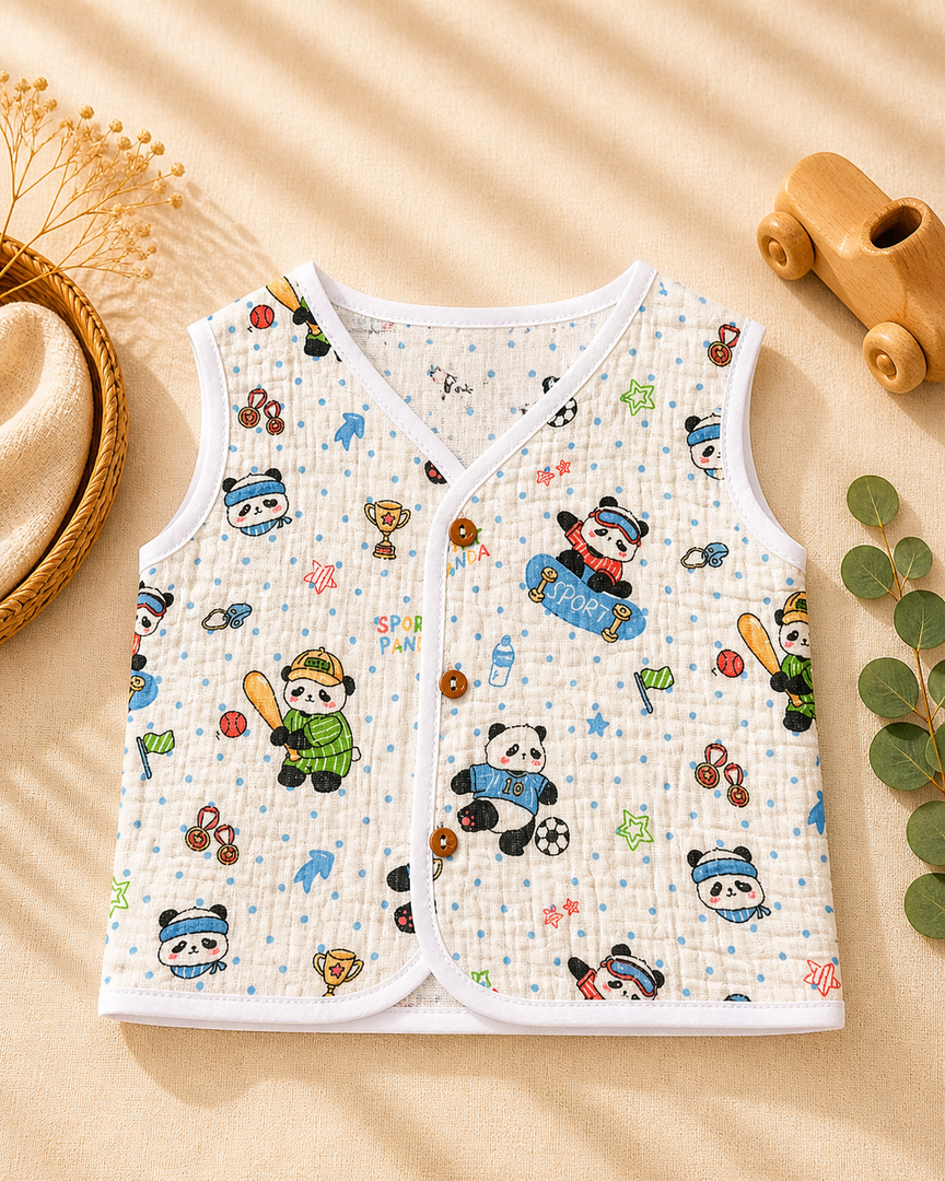 Panda Play : Muslin Cotton Jabla