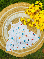 Load image into Gallery viewer, Space Fantacy - Muslin Frock 0 to 6M
