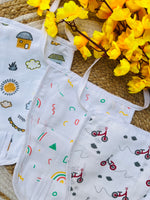 Load image into Gallery viewer, Muslin Nappy Set : Pack of 3
