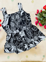 Load image into Gallery viewer, Black &amp; White - Cotton Frock 6m to 1 Yr
