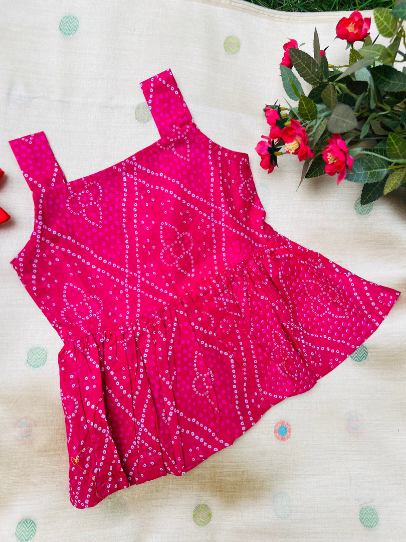 Pink Fairy - Cotton Frock 0 to 6m