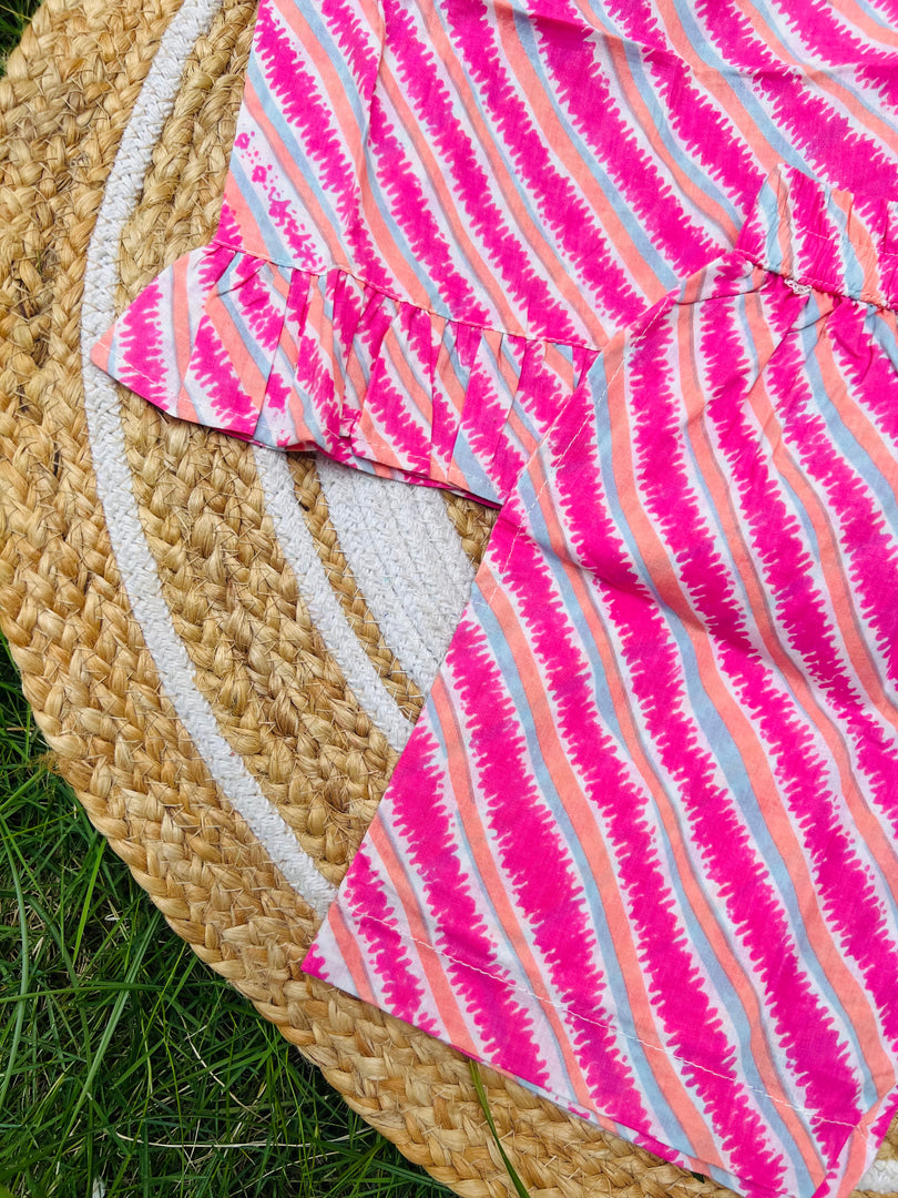 Pink Candy - Frill top & Shorts Set 3 - 4yrs
