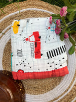 Load image into Gallery viewer, Tiny Truck - Muslin Baby Blanket
