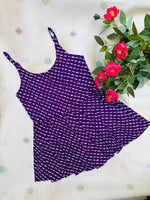 Load image into Gallery viewer, Purple Vibe - Cotton Frock  1 - 2 yrs
