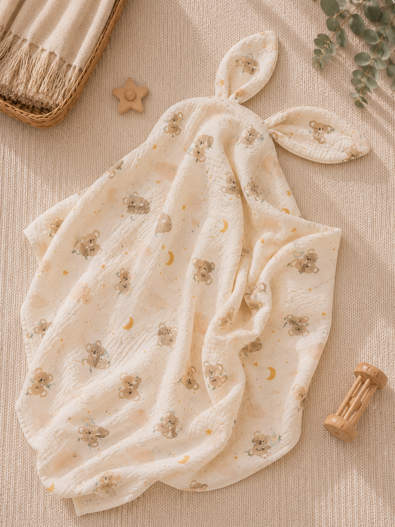 Koala - Muslin Hooded Baby Towel/Blanket