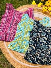 Frill tops 4 - 5yrs (pack of 3)