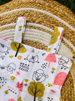 Load image into Gallery viewer, Baa Baa Black Sheep - Muslin Frock 3 to 6M
