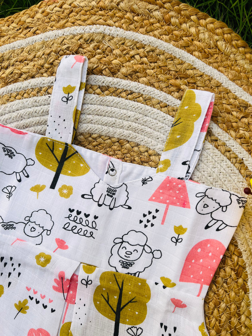 Baa Baa Black Sheep - Muslin Frock 3 to 6M