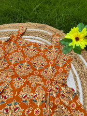 Ethnic Blossom - Viscose Frock 4 - 5 yrs