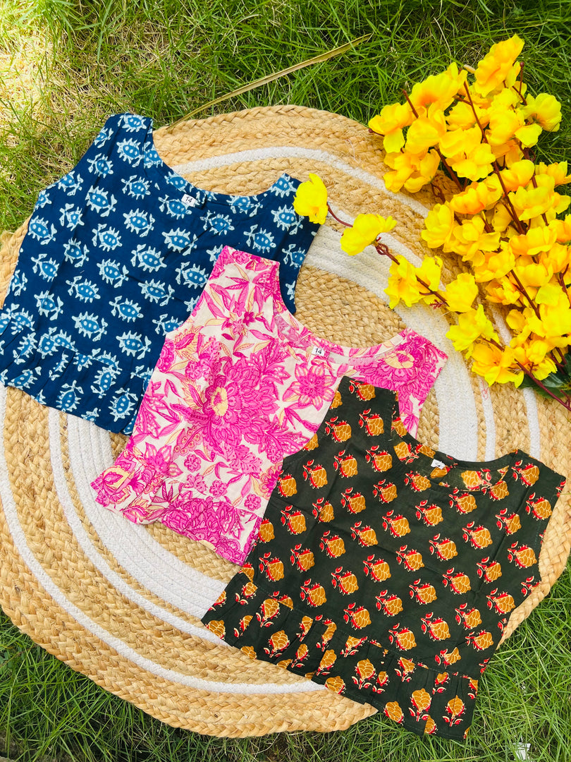 Frill tops 6m - 1yr (Pack of 3)
