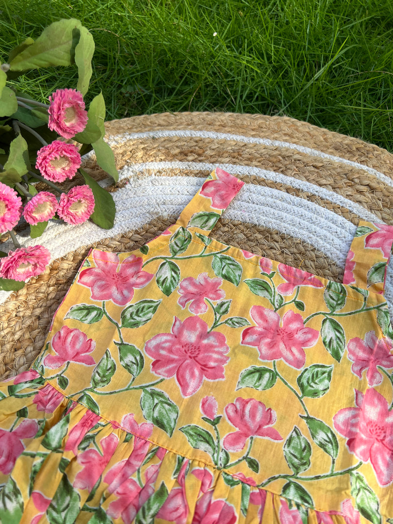 Yellow Magic - Cotton Frock 2 - 3 Yrs