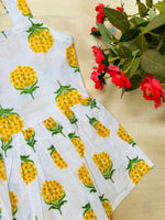 Load image into Gallery viewer, Pineapple - Cotton Frock 6m to 1 Yr
