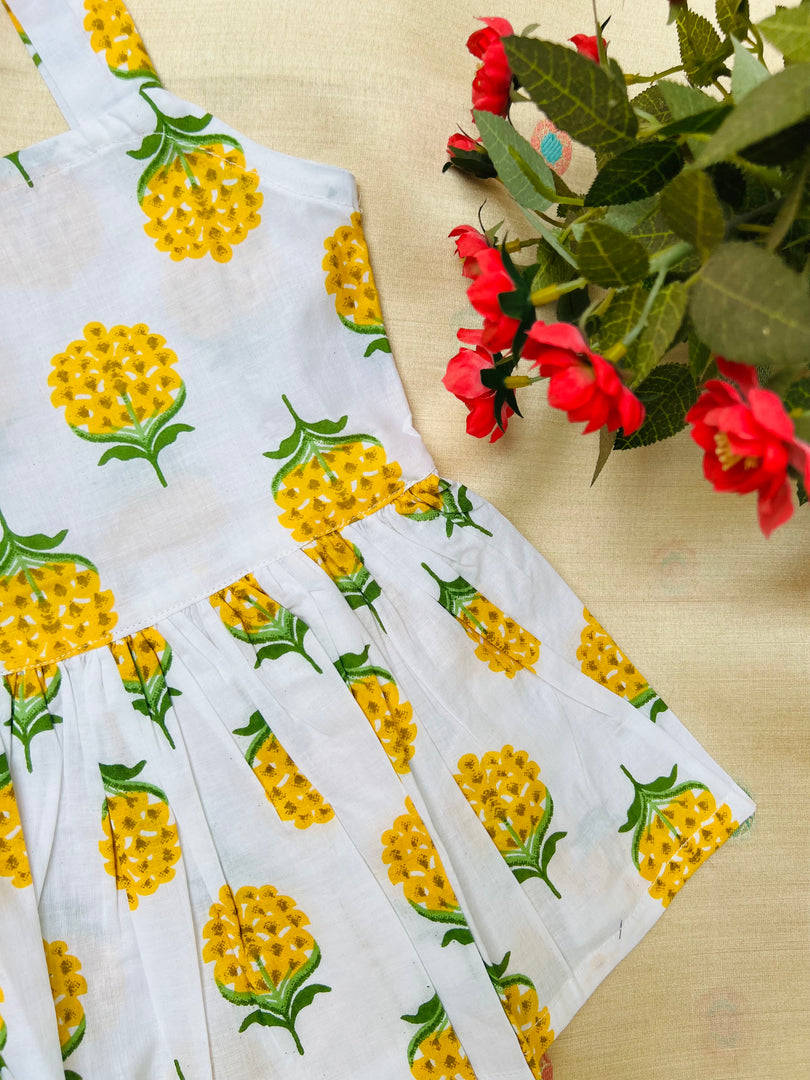 Pineapple - Cotton Frock 6m to 1 Yr