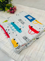 Load image into Gallery viewer, Little Rider - Muslin Baby Towel
