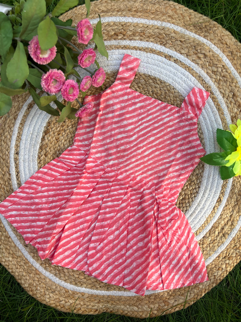 Rosy rose - Cotton Frock 1 - 2 yrs