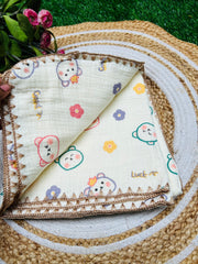 Kitty - Muslin Baby Blanket