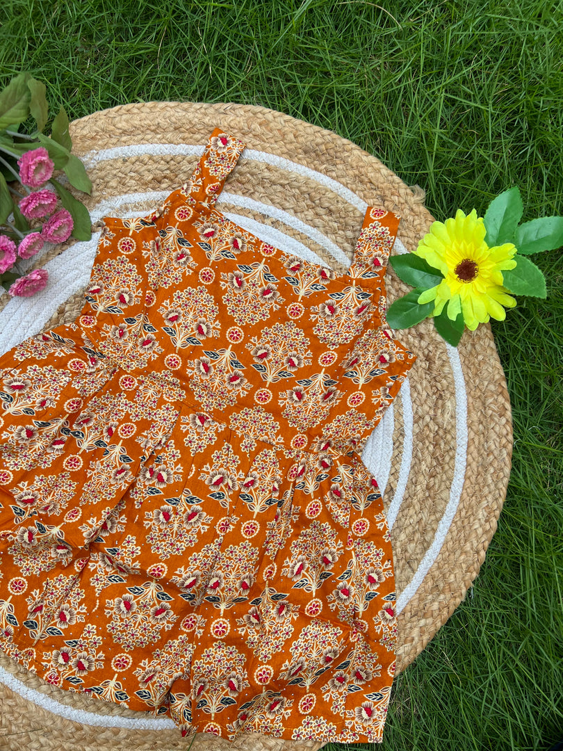 Ethnic Blossom - Viscose Frock 4 - 5 yrs
