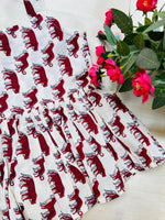 Load image into Gallery viewer, Tiger Forest - Cotton Frock 6m to 1 Yr
