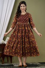 Load image into Gallery viewer, Berry Blossom : Maternity Feeding Dress
