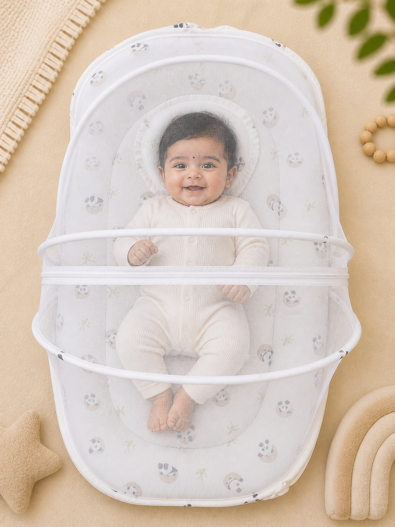 Muslin Net Bed - Panda Cub