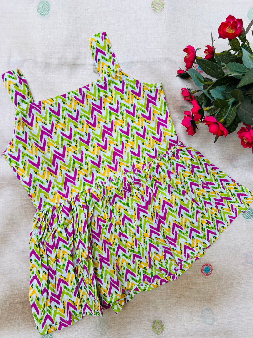Coral Blush - Cotton Frock 6m to 1 Yr