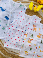 Load image into Gallery viewer, Cotton Muslin Jablas Pack: 3-6M
