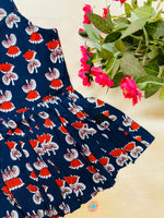 Load image into Gallery viewer, Orange Bloom - Cotton Frock 6m to 1 Yr

