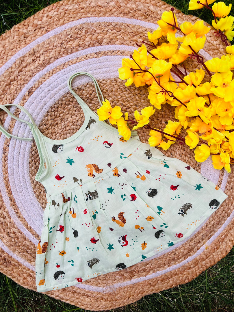 Pista Rush - Muslin Frock 0 to 6M