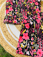 Load image into Gallery viewer, Night Blossom - Frill top &amp; Shorts Set 3 - 4yrs

