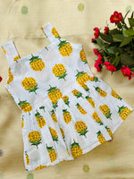 Load image into Gallery viewer, Pineapple - Cotton Frock 6m to 1 Yr
