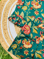 Load image into Gallery viewer, Green Garden - Frill top &amp; Shorts Set 4 - 5yrs
