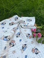 Load image into Gallery viewer, Puppy Love - Muslin Baby Towel
