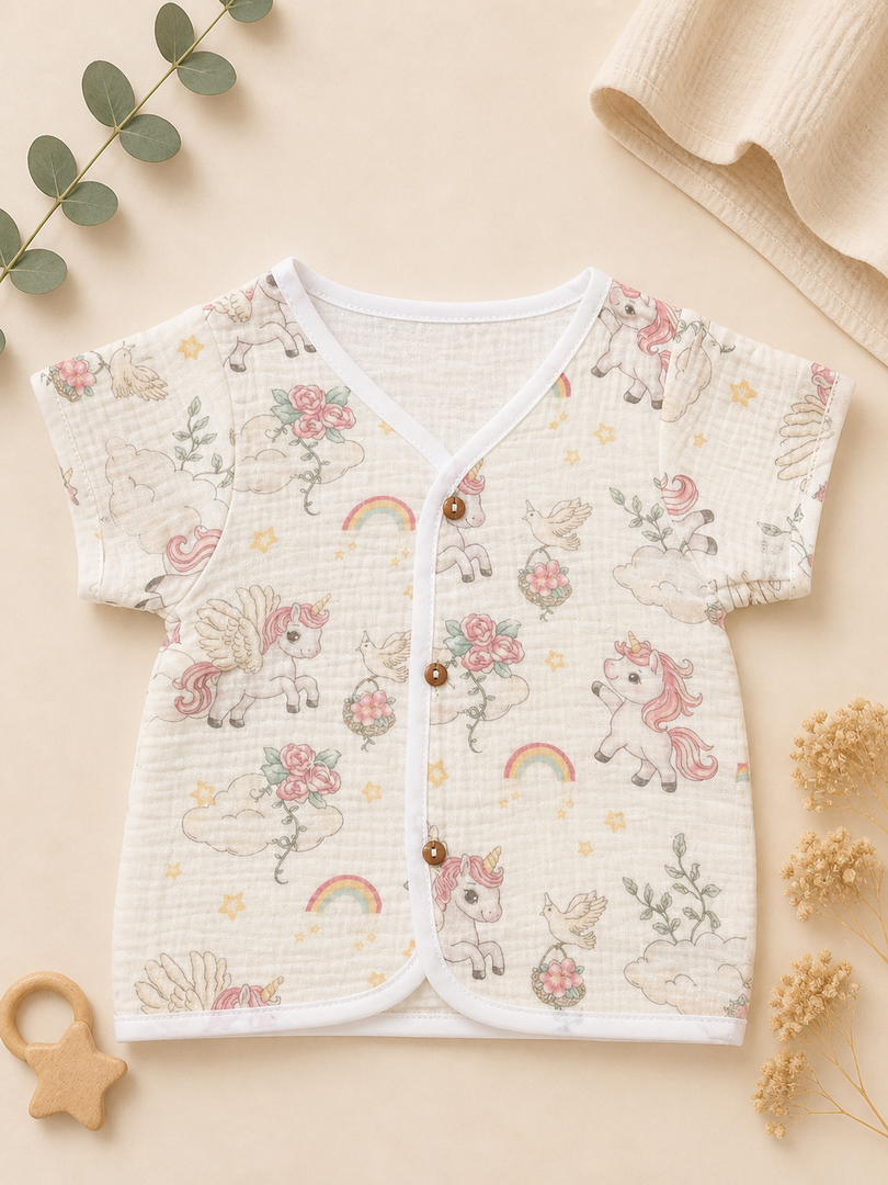 Unicorn : Muslin Cotton Top