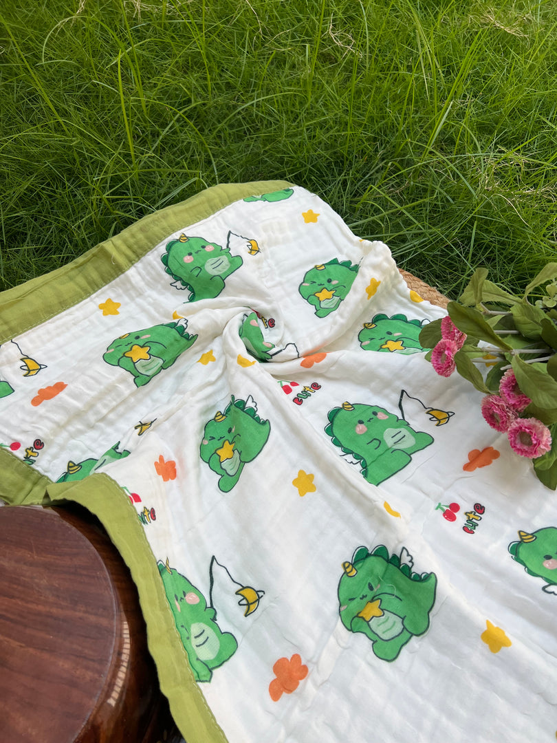 Cute Emoji - Muslin Baby Blanket