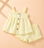 Load image into Gallery viewer, Baby Girl Co-ord Set - Yellow